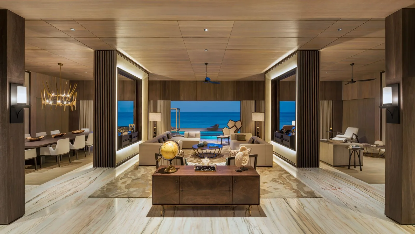 Luxury hotel suite